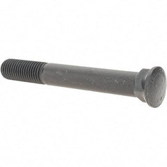 Value Collection - 3/4-10 UNC, 6" OAL, Alloy Steel Plow Bolt - Uncoated, Grade 8 - Benchmark Tooling