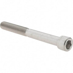 Value Collection - 3/8-16 UNC Hex Socket Drive, Socket Cap Screw - Grade 18-8 Stainless Steel, 3-1/2" Length Under Head - Benchmark Tooling