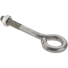 Value Collection - 5/16-18, Stainless Steel Wire Turned Open Eye Bolt - 1-1/4" Thread Length, 5/8" ID, 2-1/2" Shank Length - Benchmark Tooling