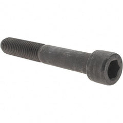 Value Collection - 5/8-11 UNC Hex Socket Drive, Socket Cap Screw - Alloy Steel, Black Oxide Finish, Partially Threaded, 4-1/4" Length Under Head - Benchmark Tooling
