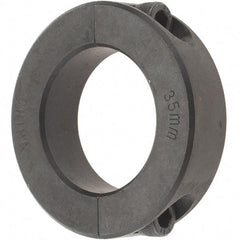 Value Collection - 35mm Bore, Steel, Two Piece Shaft Collar - 2-1/4" Outside Diam - Benchmark Tooling