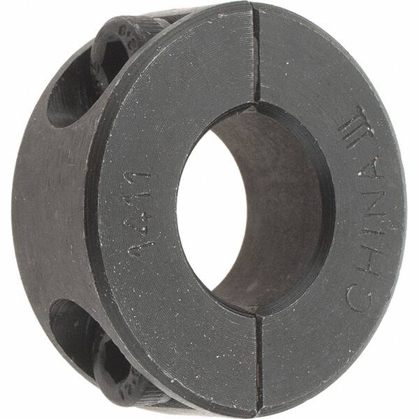 Value Collection - 14mm Bore, Steel, Two Piece Shaft Collar - 1-1/4" Outside Diam - Benchmark Tooling