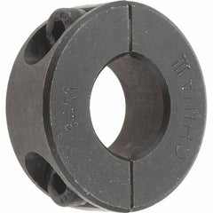 Value Collection - 14mm Bore, Steel, Two Piece Shaft Collar - 1-1/4" Outside Diam - Benchmark Tooling