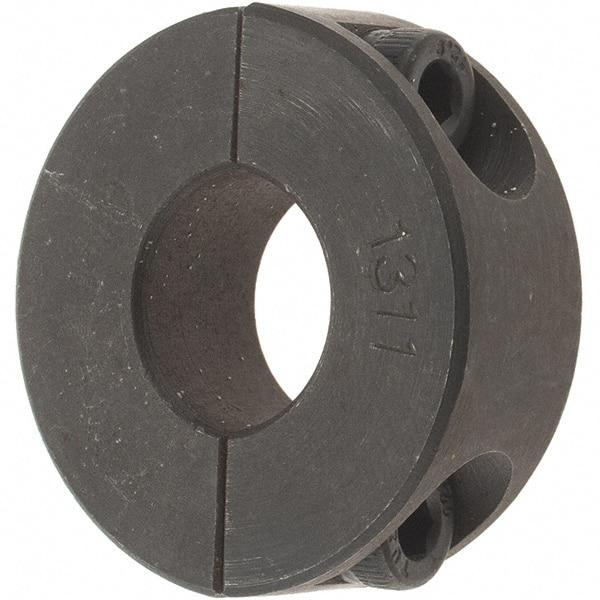 Value Collection - 13mm Bore, Steel, Two Piece Shaft Collar - 1-1/4" Outside Diam - Benchmark Tooling