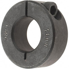 Value Collection - 20mm Bore, Steel, One Piece Clamp Collar - 1-5/8" Outside Diam - Benchmark Tooling