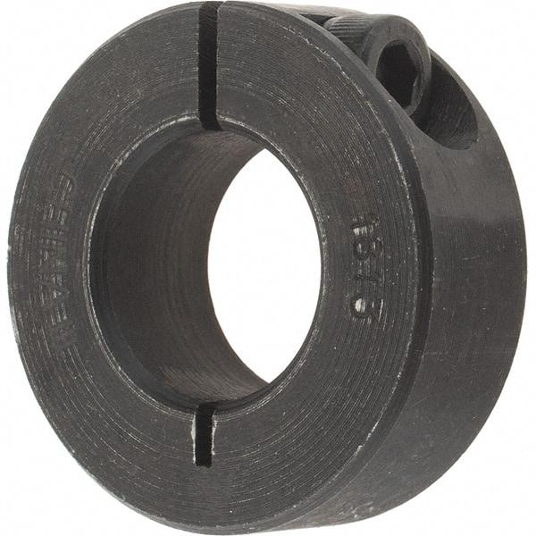 Value Collection - 18mm Bore, Steel, One Piece Clamp Collar - 1-1/2" Outside Diam - Benchmark Tooling