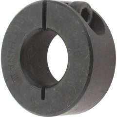 Value Collection - 16mm Bore, Steel, One Piece Clamp Collar - 1-3/8" Outside Diam - Benchmark Tooling