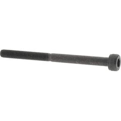 Value Collection - M3x0.50 Metric Coarse Hex Socket Drive, Socket Cap Screw - Grade 12.9 Alloy Steel, Black Oxide Finish, Partially Threaded, 40mm Length Under Head - Benchmark Tooling