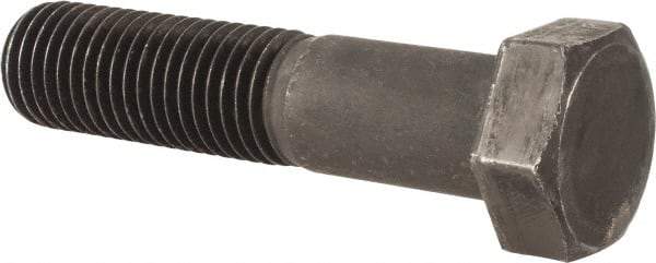 Made in USA - 1-1/8 - 7 UNC, 5" Length Under Head Hex Head Cap Screw - Partially Threaded, Grade 8 Alloy Steel, Uncoated, 1-11/16" Hex - Benchmark Tooling