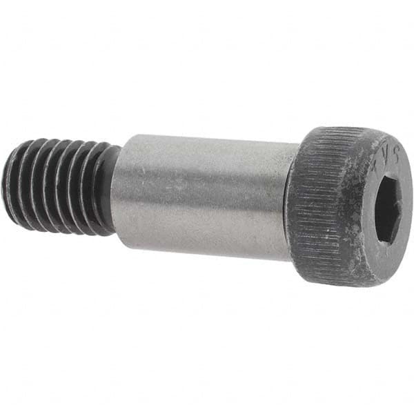 Value Collection - 3/4" Shoulder Diam x 1-1/4" Shoulder Length, 5/8-11 UNC, Hex Socket Shoulder Screw - 4140 Alloy Steel, Uncoated, 1/2" Head Height x 1" Head Diam - Benchmark Tooling