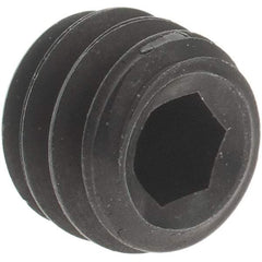 Value Collection - #12-24 UNC, 3/16" OAL, Cup Point Set Screw - Grade 8 Alloy Steel - Benchmark Tooling