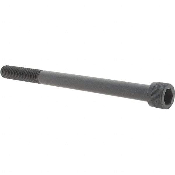 Value Collection - 3/8-16 UNC Hex Socket Drive, Socket Cap Screw - Alloy Steel, Black Oxide Finish, Fully Threaded, 5" Length Under Head - Benchmark Tooling