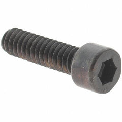 Value Collection - #3-48 UNC Hex Socket Drive, Socket Cap Screw - Alloy Steel, Black Oxide Finish, Fully Threaded, 3/8" Length Under Head - Benchmark Tooling
