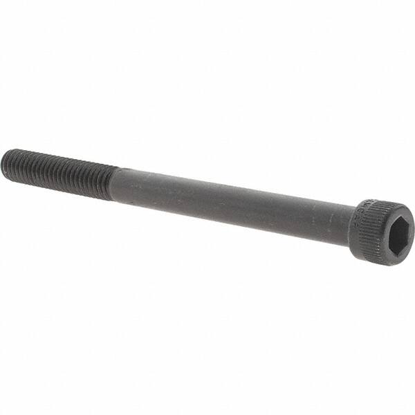 Value Collection - 5/16-18 UNC Hex Socket Drive, Socket Cap Screw - Alloy Steel, Black Oxide Finish, Partially Threaded, 4" Length Under Head - Benchmark Tooling