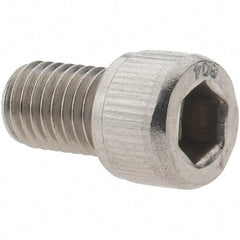 Value Collection - 1/4-28 UNF Hex Socket Drive, Socket Cap Screw - Grade 18-8 Stainless Steel, 3/8" Length Under Head - Benchmark Tooling