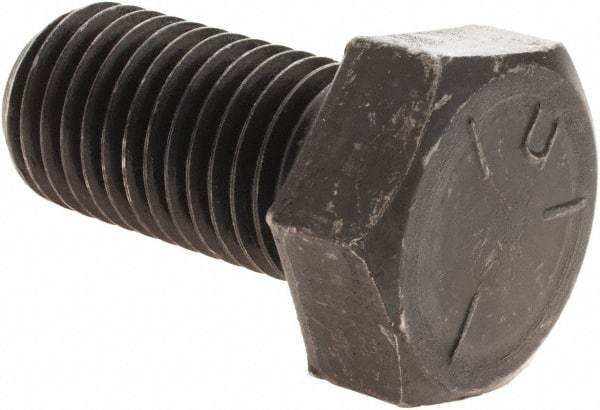 Value Collection - 1-8 UNC, 2" Length Under Head Hex Head Cap Screw - Fully Threaded, Grade 5 Steel, Uncoated, 1-1/2" Hex - Benchmark Tooling