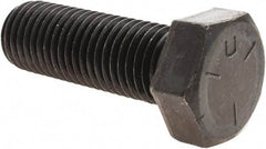 Value Collection - 1-8 UNC, 3" Length Under Head Hex Head Cap Screw - Partially Threaded, Grade 5 Steel, Uncoated, 1-1/2" Hex - Benchmark Tooling