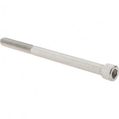 Value Collection - 5/16-18 UNC Hex Socket Drive, Socket Cap Screw - Grade 18-8 & Austenitic A2 Stainless Steel, Partially Threaded, 4-1/2" Length Under Head - Benchmark Tooling