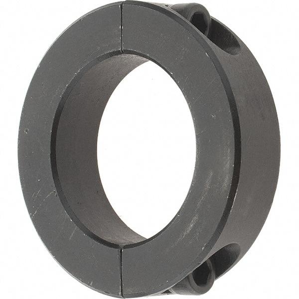 Value Collection - 1-7/16" Bore, Steel, Two Piece Shaft Collar - 2-1/4" Outside Diam, 9/16" Wide - Benchmark Tooling