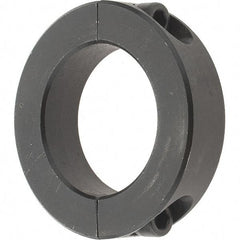 Value Collection - 1-7/16" Bore, Steel, Two Piece Shaft Collar - 2-1/4" Outside Diam, 9/16" Wide - Benchmark Tooling