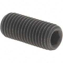 Value Collection - 5/16-24 UNF, 3/4" OAL, Cup Point Set Screw - Grade 8 Alloy Steel, 5/32" Key - Benchmark Tooling