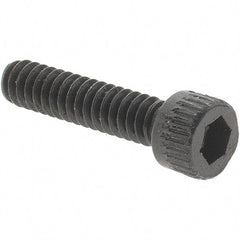 Value Collection - #4-40 UNC Hex Socket Drive, Socket Cap Screw - Alloy Steel, Black Oxide Finish, Fully Threaded, 1/2" Length Under Head - Benchmark Tooling
