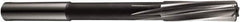 DORMER - 2.4mm Cobalt 4 Flute Chucking Reamer - Spiral Flute, 3mm Straight Shank, 14mm Flute Length, 57mm OAL - Benchmark Tooling
