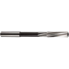 Chucking Reamer: 0.078″ Dia, 1.9306″ OAL, 0.4334″ Flute Length, Straight Shank, Cobalt Steel 4 Flute, RH