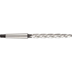 DORMER - 0.394" Reamer Diam, 1MT Morse Taper Shank, Bridge Reamer - Benchmark Tooling