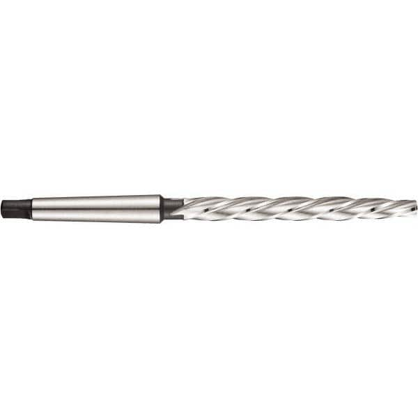 DORMER - 0.591" Reamer Diam, 2MT Morse Taper Shank, Bridge Reamer - Benchmark Tooling