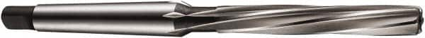 DORMER - 1-3/4" High Speed Steel 10 Flute Chucking Reamer - Spiral Flute, 4MT Morse Taper Shank, 163mm Flute Length, 323mm OAL - Benchmark Tooling