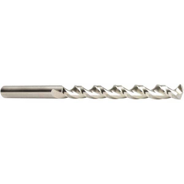 Taper Length Drill Bit: 0.2637″ Dia, 130 ° Bright/Uncoated, RH Cut, Spiral Flute, Straight Shank, Series A940