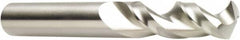 DORMER - 9/16" 130° Parabolic Flute Cobalt Screw Machine Drill Bit - Bright Finish, Right Hand Cut, 64mm Flute Length, 102mm OAL, PFX Point, Straight Shank - Benchmark Tooling