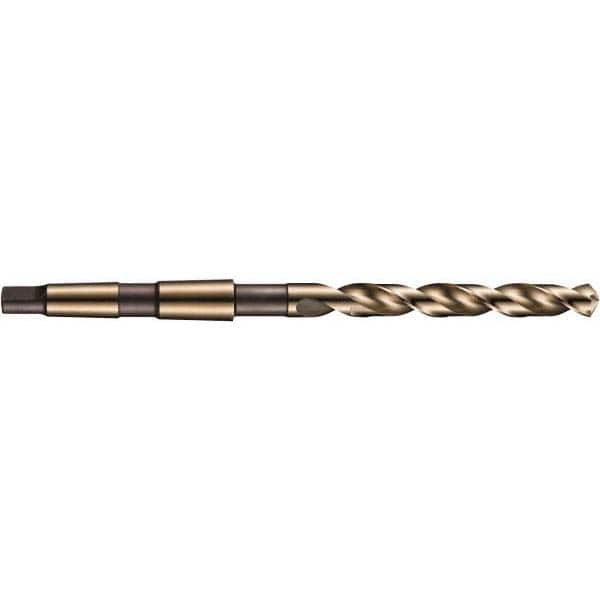 DORMER - 15.25mm, 2MT 118° Point Cobalt Taper Shank Drill Bit - Exact Industrial Supply