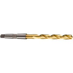 DORMER - 33mm, 4MT 118° Point High Speed Steel Taper Shank Drill Bit - Benchmark Tooling