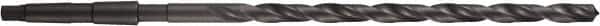 DORMER - 23mm, 3MT 118° Point High Speed Steel Taper Shank Drill Bit - Oxide Finish, 270mm Flute Length, 405mm OAL, Spiral Flute, Series A345 - Benchmark Tooling