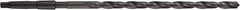 DORMER - 19.5mm, 2MT 118° Point High Speed Steel Taper Shank Drill Bit - Oxide Finish, 260mm Flute Length, 385mm OAL, Spiral Flute, Series A345 - Benchmark Tooling