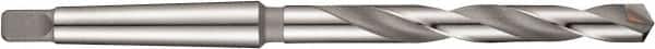 DORMER - 27mm, 3MT 118° Point Carbide-Tipped Taper Shank Drill Bit - Bright/Oxide Finish, 170mm Flute Length, 291mm OAL, Spiral Flute, Series A166 - Benchmark Tooling