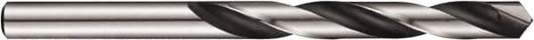 DORMER - 9.5mm 118° Carbide-Tipped Jobber Drill - Oxide Finish, Right Hand Cut, Spiral Flute, Straight Shank, 125mm OAL - Benchmark Tooling