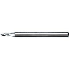 ‎1/16″ × 1-1/2″ OAL 90 Degree Carbide Spiral / Helical Spotting Drill Uncoated - Exact Industrial Supply