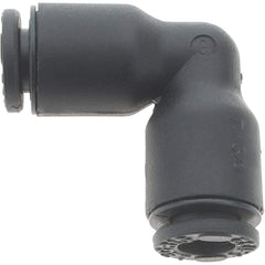 Parker - 5/32" Outside Diam, Nylon Push-to-Connect Tube Union Elbow - 290 Max psi - Benchmark Tooling