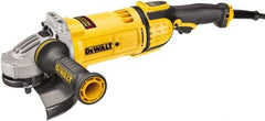 DeWALT - 7" Wheel Diam, 8,500 RPM, Corded Angle & Disc Grinder - 5/8-11 Spindle, 115 Volts, 15 Amps, Rear Exhaust - Benchmark Tooling