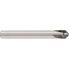 Seco - 6mm Diam 4 Flute Single End Solid Carbide Chamfer Mill - Benchmark Tooling