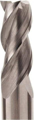 Seco - 8mm, 16mm LOC, 8mm Shank Diam, 63mm OAL, 2 Flute, Solid Carbide Square End Mill - Single End, Uncoated, Spiral Flute, 40° Helix, Centercutting, Right Hand Cut, Right Hand Flute, Series JS413 - Benchmark Tooling