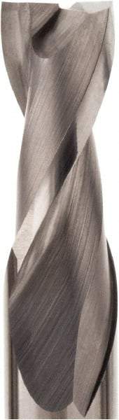 Seco - 20mm, 40mm LOC, 20mm Shank Diam, 124mm OAL, 2 Flute, Solid Carbide Square End Mill - Single End, Uncoated, Spiral Flute, 30° Helix, Centercutting, Right Hand Cut, Right Hand Flute, Series JS412 - Benchmark Tooling