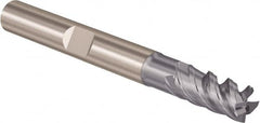 Seco - 12mm, 4 Flute, Single End, Solid Carbide, 2mm Corner Radius End Mill - 83mm OAL, 48° Helix, Right Hand Flute, 26mm LOC, Right Hand Cut - Benchmark Tooling