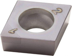 Seco - CCGW32.51 WZ Grade CBN060K PCBN Turning Insert - TiAlSiN Finish, 80° Diamond, 3/8" Inscr Circle, 5/32" Thick, 1/64" Corner Radius - Benchmark Tooling