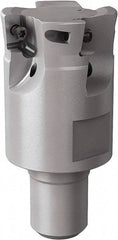 Seco - 32mm Cut Diam, 6mm Max Depth of Cut, Indexable Plunge End Mill - M16 Modular Connection, Multiple Insert Styles, R217.79 Toolholder Style, Through Coolant, Series Turbo 10 - Benchmark Tooling