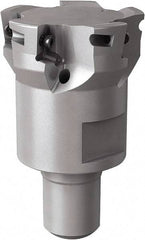 Seco - 40mm Cut Diam, 6mm Max Depth of Cut, Indexable Plunge End Mill - M16 Modular Connection, Multiple Insert Styles, R217.79 Toolholder Style, Through Coolant, Series Turbo 10 - Benchmark Tooling