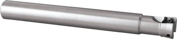 Seco - 200mm Cut Diam, 6mm Max Depth of Cut, 18mm Shank Diam,Indexable Plunge End Mill - Straight Shank, Multiple Insert Styles, R217.79 Toolholder Style, Through Coolant, Series Turbo 10 - Benchmark Tooling